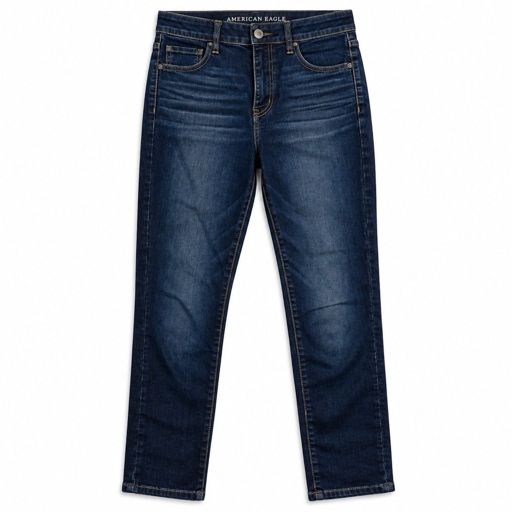 American Eagle Hi-Rise Jegging Women's 10 Short Dark Wash Super Stretch Skinny